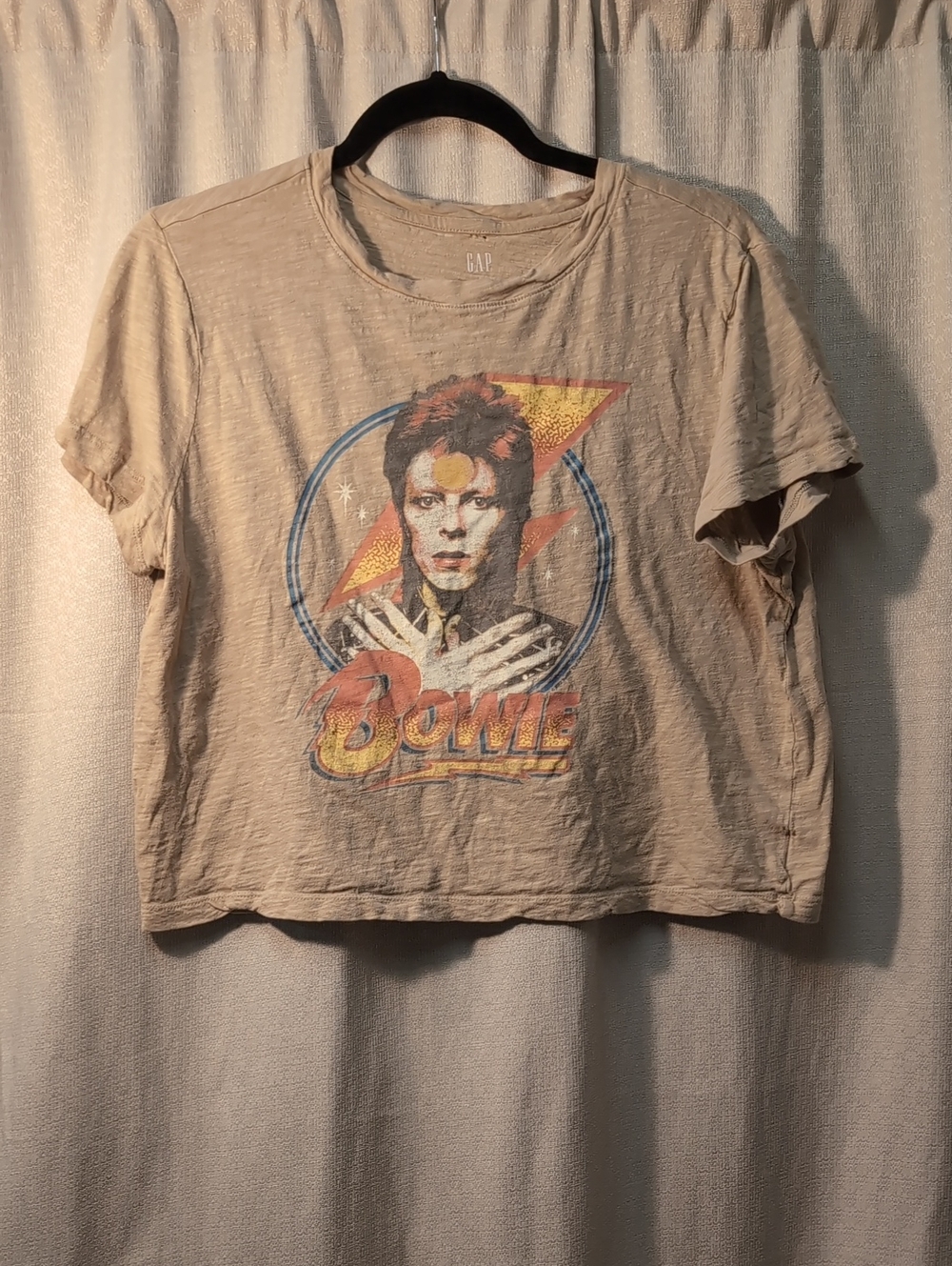 Gap x David Bowie | Ziggy Stardust Cropped Graphic Tee